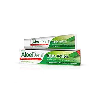 Aloe Dent - FLUORIDE Triple Toothpaste (100ml)