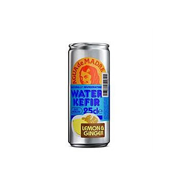 Agua De Madre - Lemon & Ginger Water Kefir Can (250ml)