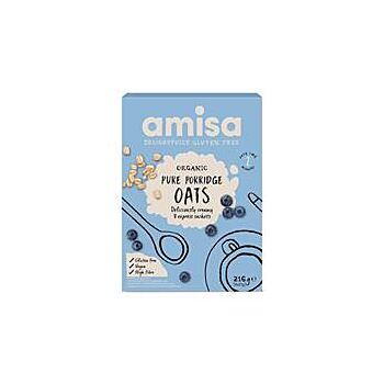 Amisa - Org GF Porridge Oats Sachets (8 x 27g)