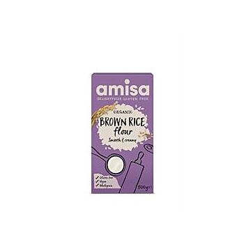 Amisa - Org Brown Rice Flour (500g)