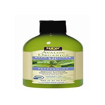 Avalon Organics - Peppermint Bath & Shower Gel (350ml)