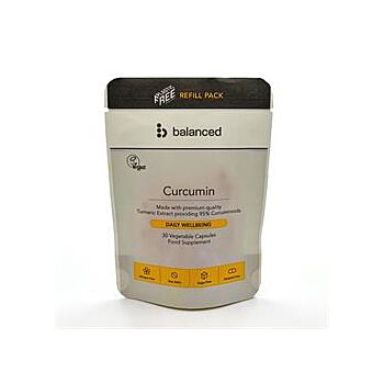 Balanced - Curcumin Refill Pouch (30 capsule)
