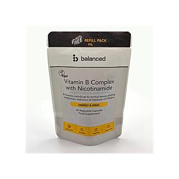 Balanced - Vitamin B Complex Refill Pouch (60 capsule)
