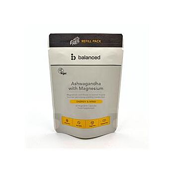 Balanced - Ashwagandha & Mag Refill Pouch (30 capsule)