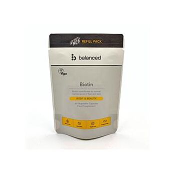 Balanced - Biotin Refill Pouch (60 capsule)