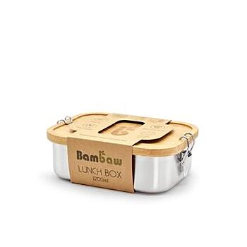 Bambaw - Lunch Box - Bamboo Lid -1200ml (1each)