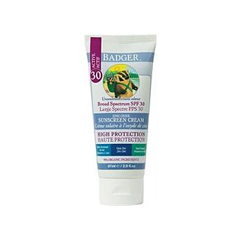 Badger - Sunscreen Clear Zinc SPF 30 (82g)