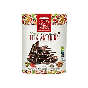 Belvas - Belgian Thins Dark Goji Quinoa (120g)