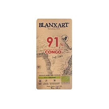 Blanxart - 91% CONGO Chocolate Bar (75g)