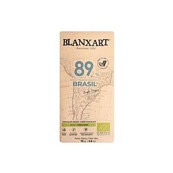 Blanxart - 89% Brasil Chocolate Bar (75g)