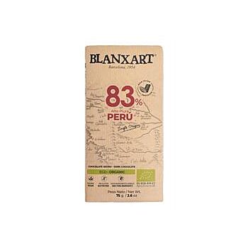 Blanxart - 83% PERU Chocolate Bar (75g)