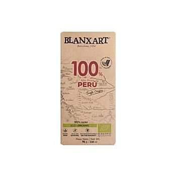 Blanxart - 100% PERU Chocolate Bar (75g)