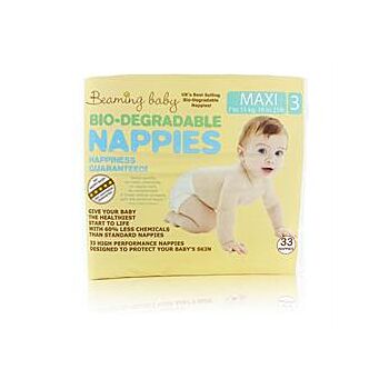 Beaming Baby - Bio-Degradable Maxi Nappies (820g)
