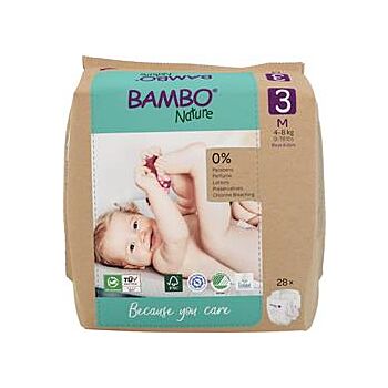 Bambo Nature - Eco-Nappy Size 3 (784g)
