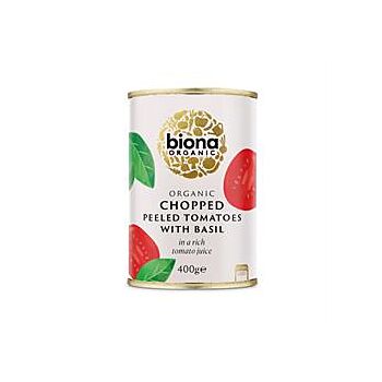 Biona - Chopped Tomatoes & Basil Org (400g)