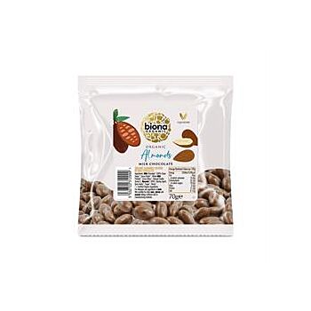 Biona - Organic Milk Choc Almonds (70g)