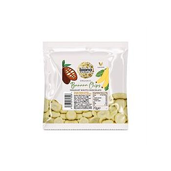 Biona - Org White Choc Banana Chips (70g)