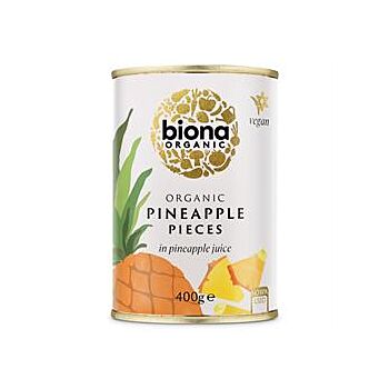 Biona - Org Pineapple Pieces in Juice (400g)