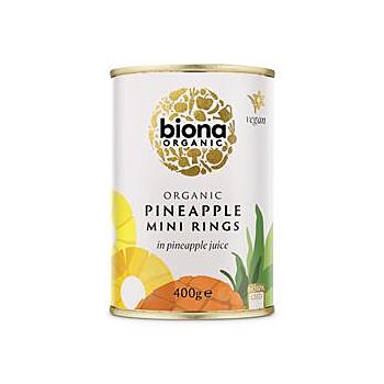 Biona - Org Mini Pineapple Rings (400g)