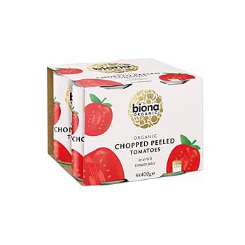 Biona - Chopped Tomatoes 4-pack (1600g)