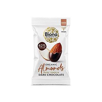 Biona - Org Dark Choc Roasted Almonds (30g)