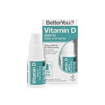BetterYou - Vitamin D4000 Oral Spray (15ml)