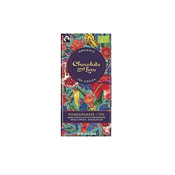 Chocolate and Love - Pomegranate 70% (80g)