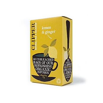 Clipper - Organic Lemon & Ginger (20bag)
