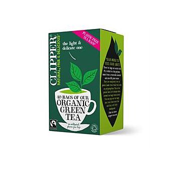 Clipper - Fairtrade Green Tea Bags (40bag)