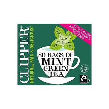 Clipper - FT Org Green Tea & Mint (80bag)