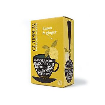 Clipper - FREE Lemon & Ginger 20 bags (20bag)