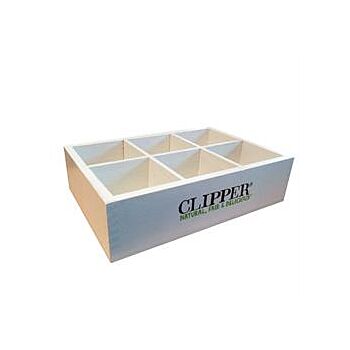 Clipper - Wooden 6 Compartment Box (1 box)