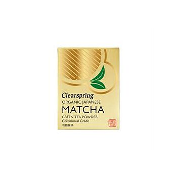 Clearspring - Org Matcha Green tea (tin) (30g)