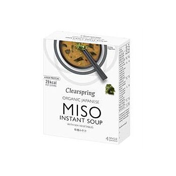 Clearspring - Instant Miso Soup Sea Veg (4 x 10g)