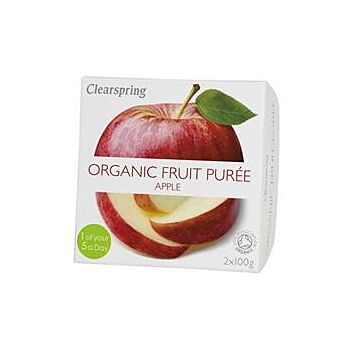 Clearspring - Org Fruit Puree Apple (2 X 100g)