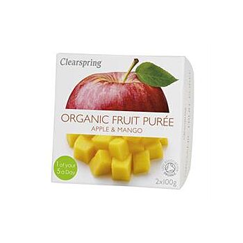 Clearspring - Fruit Puree Apple/Mango (2 X 100g)