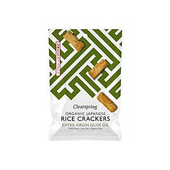 Clearspring - Org Rice Crackers Olive Oil (50g)