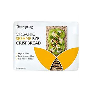 Clearspring - Org Rye Crispbread Sesame (200g)