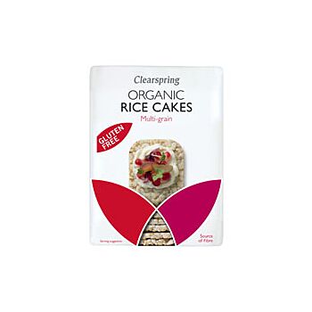 Clearspring - Org 3-Grains thin Rice Cakes (130g)