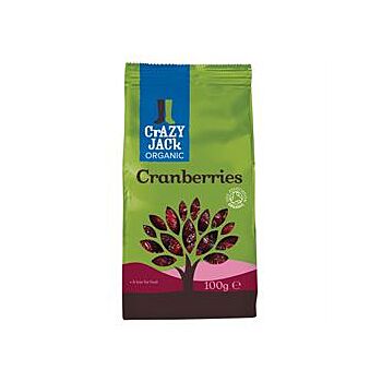 Crazy Jack - Organic Cranberries (100g)