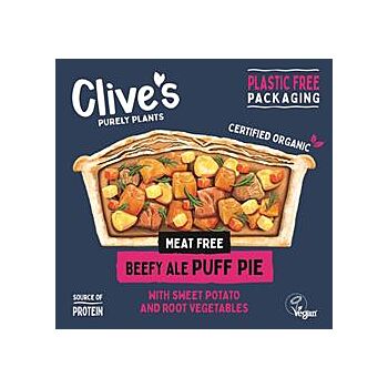 Clives - Beefy Ale Puff Pie (235g)