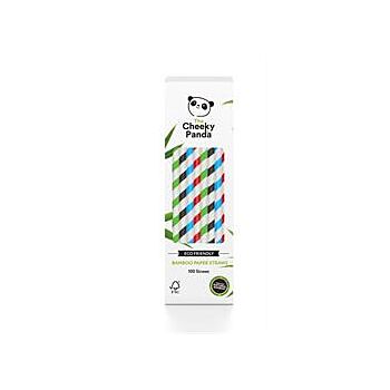 Cheeky Panda - Bamboo Straws - Multicoloured (100unit)