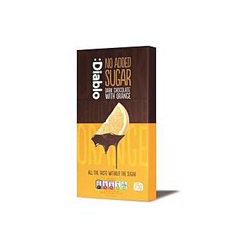 Diablo Sugar Free - Dark Chocolate & Orange Bar (75g)