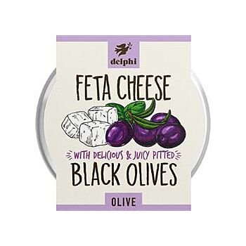Delphi - Black Olives with Feta Cheese (160g)