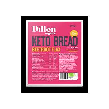 Dillon Organic - Beetroot Flax Keto Bread (250g)