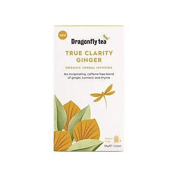 Dragonfly Tea - Org True Clarity Ginger (20 sachet)