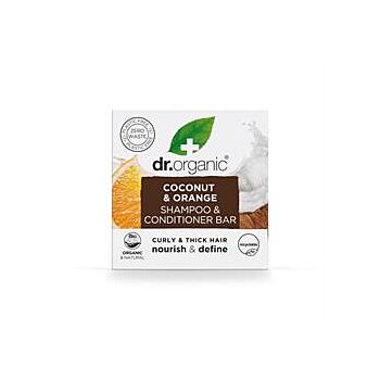 Dr Organic - Coconut & Orange Shamp/Con bar (75g)
