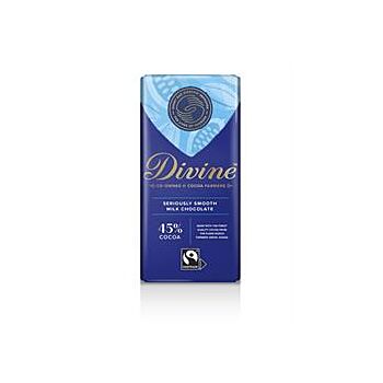 Divine Chocolate - Fairtrade 45% cocoa Milk Choc (90g)
