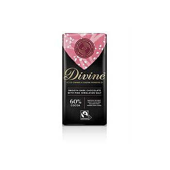 Divine Chocolate - Dark Choc Pink Salt (90g)
