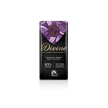 Divine Chocolate - 85% Dark Chocolate (90g)